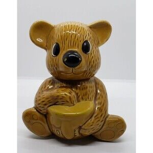 Teddy Bear Honey Pot ~ Vintage~